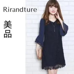 Rirandture 3D立体フラワーレースワンピース