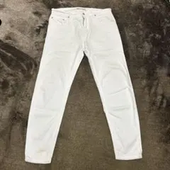 zara ホワイトデニム ストレートパンツ