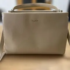 agnès b. ベージュ ショルダーバッグ
