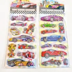 ウォーターシール スポーツカー 車 立体シール 海外限定 シャカシャカシール ①