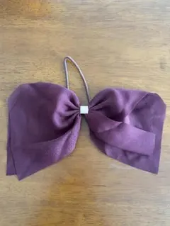 【新品】シフォン リボン ヘアゴム スカーフまとめ髪 髪型 リボンポニー