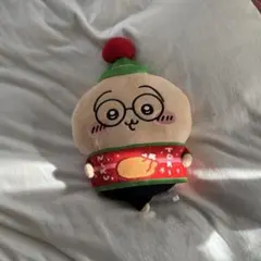 ちいかわ メガネチキン クリスマス BIGぬいぐるみ うさぎ