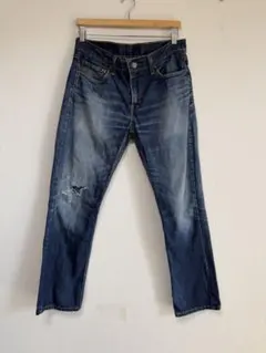 【Levi's】エジプト製 511 スリム ダメージ加工 デニム W32 L30