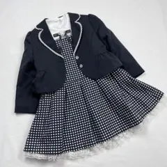 Tern 120キッズフォーマル　アンサンブル　ワンピース　ブラウス　ジャケット