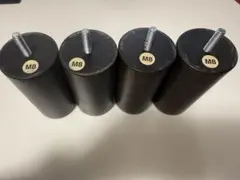 無印良品 脚付きマットレス用 ベッド脚 M8 ブラウン 4本セット