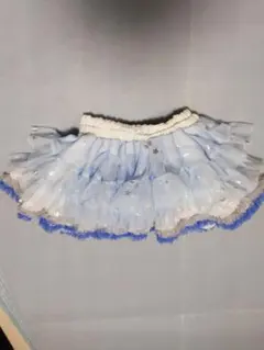 パンパンチュチュ ボリュームチュールスカート プリーツ ティアードフリル 110