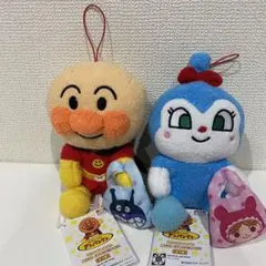 それいけ！アンパンマン ころふわおかいものぬいぐるみ　2点セット