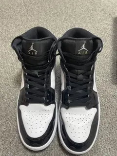 Air Jordan 1 MID SE Patent Black 28.5cm