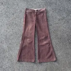 70s80s 古着 ボーダー ベルボトム - メルカリ