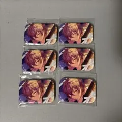 あんスタ バレンタイン スクエア缶 まるかく缶バッジ 大神晃牙　6点