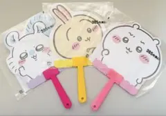 ミニうちわ　コレクション　ちいかわ うさぎ モモンガ　ダイカットミニうちわ