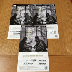 『道行き』映画無料鑑賞券　3枚