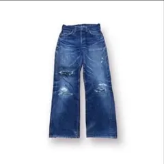 90s LEVI’S リーバイス 201XX デニムパンツ 鬼ヒゲ バレンシア製