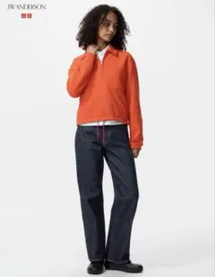 JW ANDERSON ストレートデニム 69 NAVY 25インチ ユニクロ