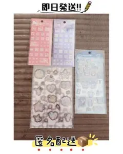 サンリオ　シールセット　タイルシール　キャンディシール　ジュエルドロップ