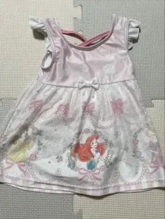 ディズニープリンセス ワンピース水着 100 ピンク