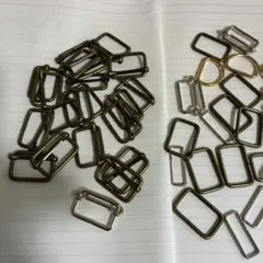 ハンドメイド用 角カン Dカン 金具セット