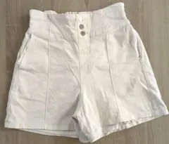 ラブトキシック ハイウエストショートパンツ ホワイト 160cm