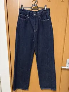 UNIQLO ワイドストレートジーンズ ウエスト24(61cm)