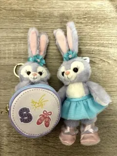 ステラルー　ぬいぐるみバッジ　ミニポーチ　2点セット