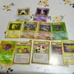 d*3様 ポケモンカードセット旧裏コロコロピカチュウミュウツーなど