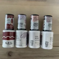 ダイソー　ジェルネイル　TGC コラボ  廃盤4本セットNo.15