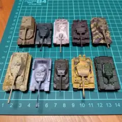 海洋堂 ワールドタンクミュージアム 戦車模型 10台セット
