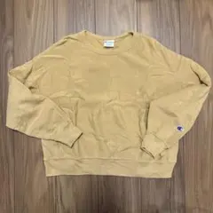 Champion Reverse Weave トレーナー イエローベージュ M