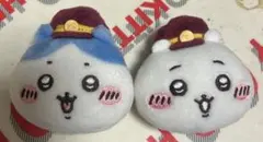 ハチワレ ちいかわ 阪急コラボ ぬいぐるみ おかおバッジ セット