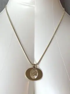 Christian Dior ディオール ロゴ ゴールド ネックレス