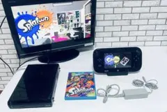 WiiU 黒 32GB + Splatoon(動作確認済み)