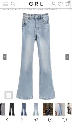 GRL/グレイル/ライトブルーデニム Mサイズ