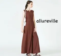 美品 アルアバイル ルルウィルビー リネンライクベルト付オールインワンのサムネイル