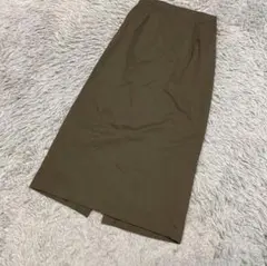 アンティローザ ロングタイトスカート ブラウン Fサイズ ウエストゴムのサムネイル