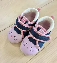 西松屋　ネコ　ベビー　靴　13cm