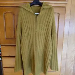 Ray Cassin フード付きニットワンピースフリーサイズ