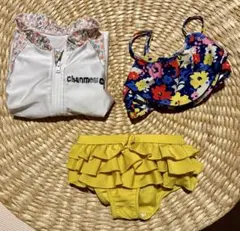 女の子⭐︎水着セット（ラッシュガード付き）