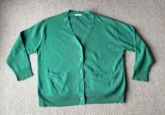 studio CLIP カーディガン　Fサイズ　グリーン色