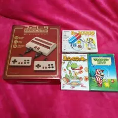 CYBER・ファミレータ ファミコン用ゲーム機本体 ソフト3本付き