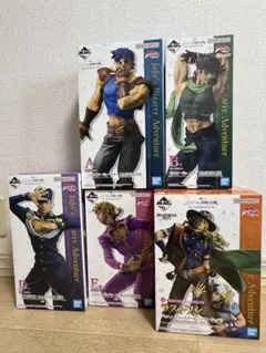 一番くじジョジョの奇妙な冒険Golden Windフィギュアセミコンプセット