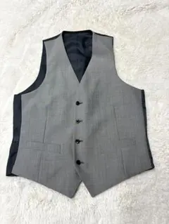 SUIT SELECT スーツ ベスト ジレ Ａ６サイズ ブラック リバーシブル