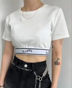WHO'S WHO gallery SLOPPYラインゴムTEE 半袖トップスのサムネイル