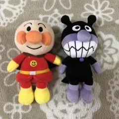 アンパンマン　バイキンマン　ぬいぐるみ　セット