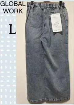 GLOBAL WORK ＊GOODデニムイージーパンツ