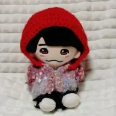 なにわ男子　大畑大吾　ちびぬい　はぴぬい衣装 　フーディカーディガン赤