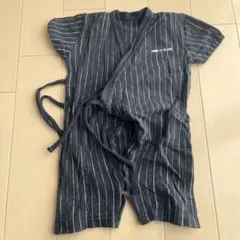 COMME CA DU MODE 甚平 50~70cm ストライプ ネイビー