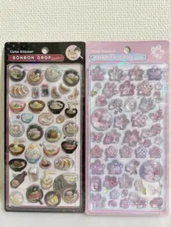 ボンボンドロップシール　和柄　新桜　ラーメン　食べ物　正規品