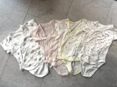 【Birthday】ロンパース 半袖 肌着 ４枚セット