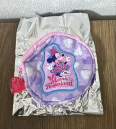 ディズニー ミニー ファンダーランド カプセルトイ ミニポーチ 紫 パープル