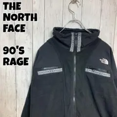 希少！RAGE日本未発売90sノースフェイス刺繍ロゴボアフリースジャケット